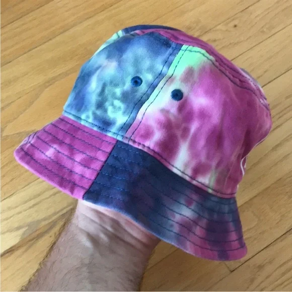 Tie Dye Embroidered Bucket Hat Unisex (Brand New) - Picture 6 of 12